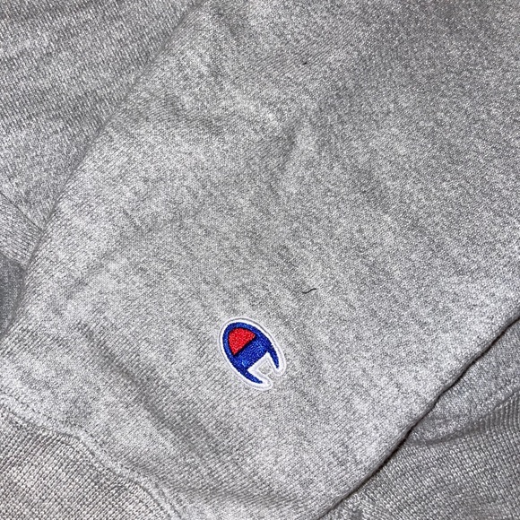 heather great authentic champion hoodie - Picture 2 of 2